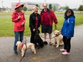 Ruth with dog walkers 2